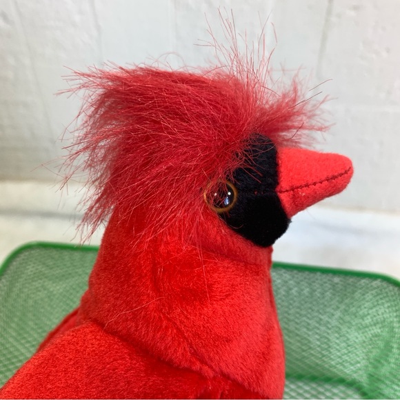 Ty Beanie Babies Mac The Cardinal Plush Toy - Picture 3 of 12
